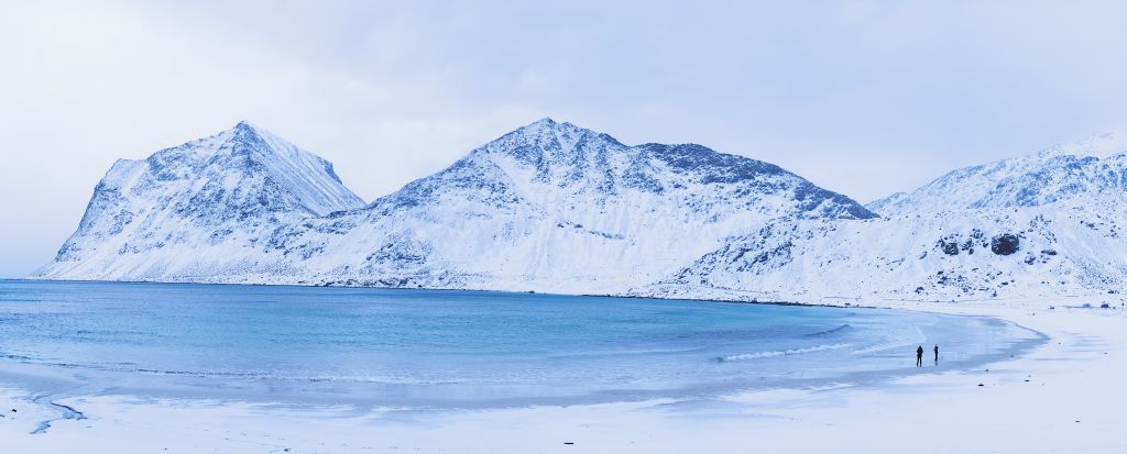 Winter beach