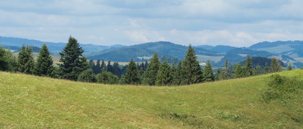 Pohľad zo sedla Cerla