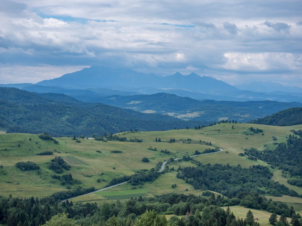 Pohľad na Belianske Tatry