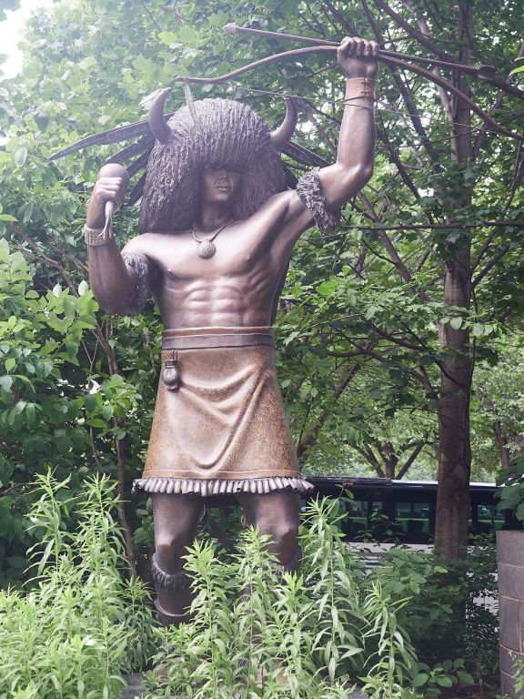 Statue of American Indian