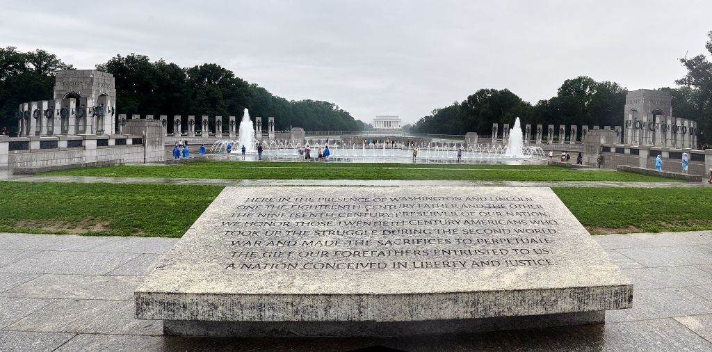 Lincoln Memorial in the backround